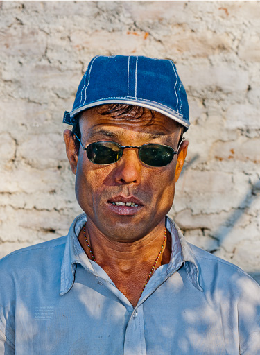Patient at a clinic in rural Nepal